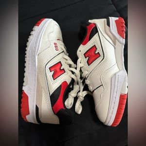 New balance 550 mesh leather sneakers